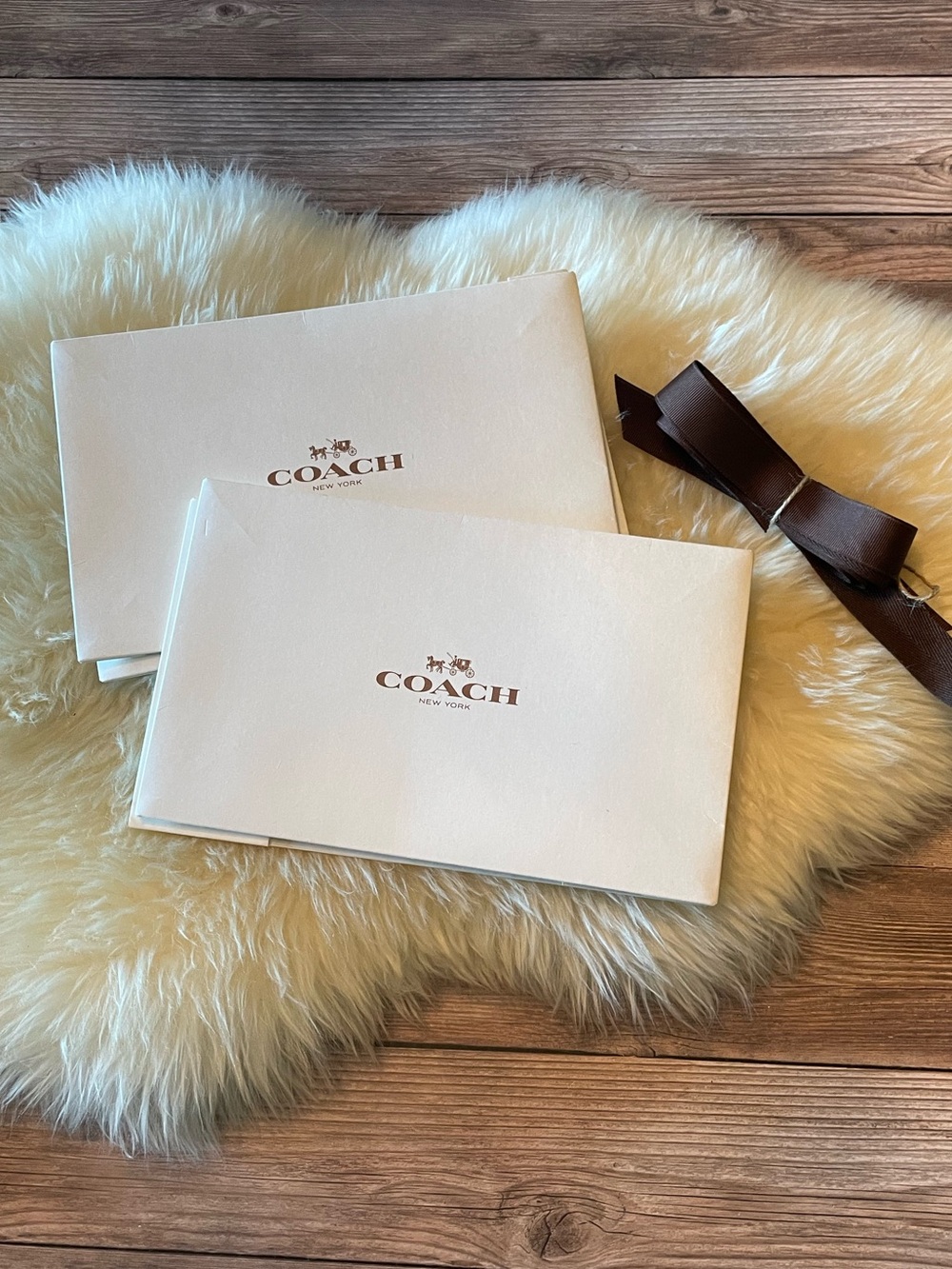 Coach Gift Boxes ~ Set of 2